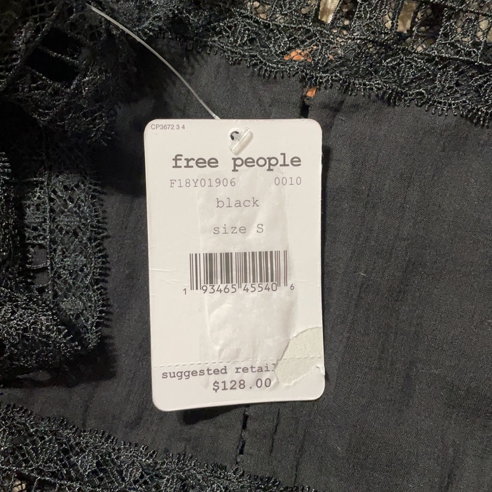 - NWT Free People Verona Dress Black - Picture 16 of 16